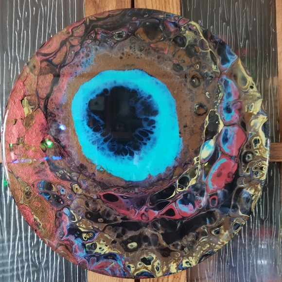 Other - Handcrafted Acrylic Pour Sealed with Resin